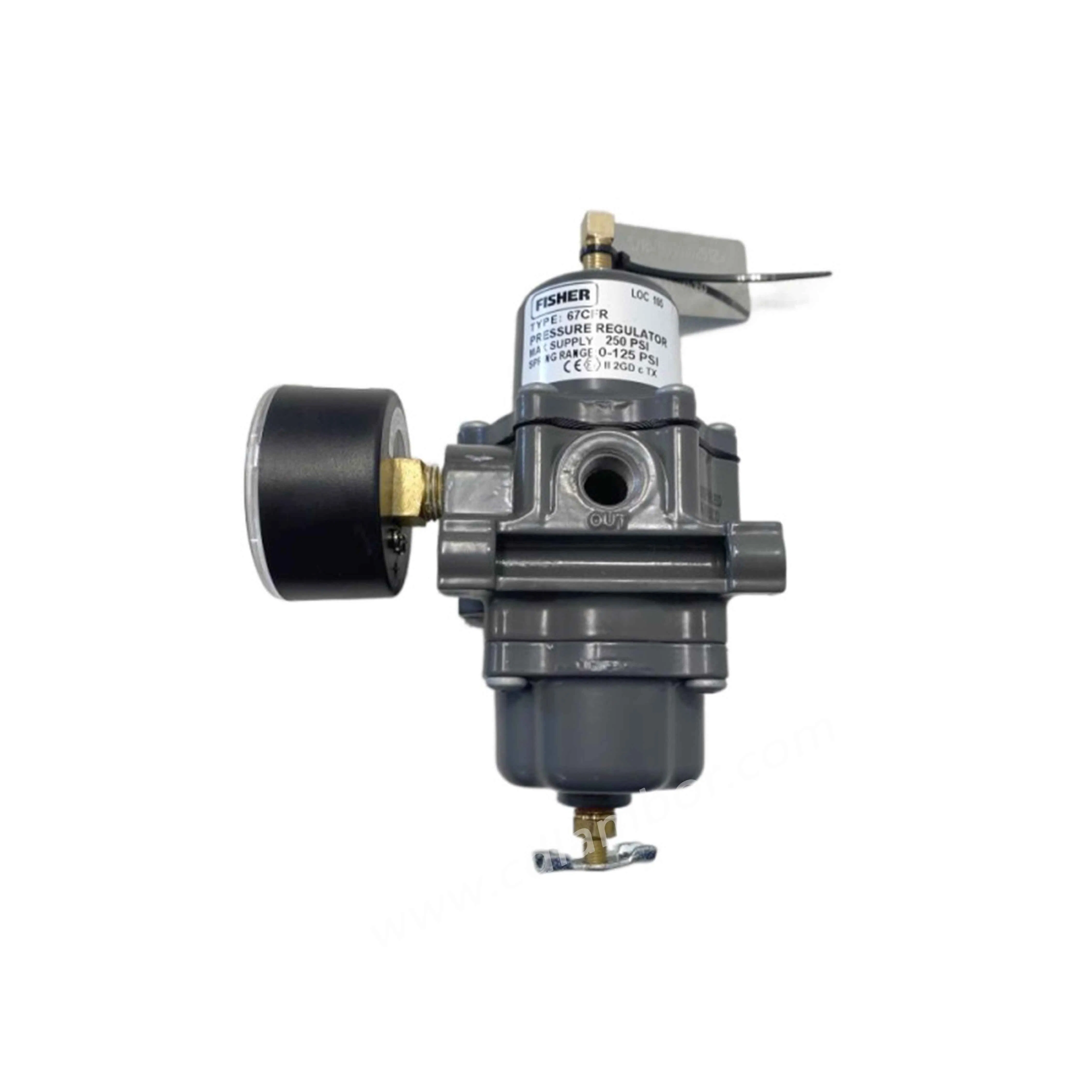 Foto Fisher 67CFR Filter Regulator Tekanan Instrument Original